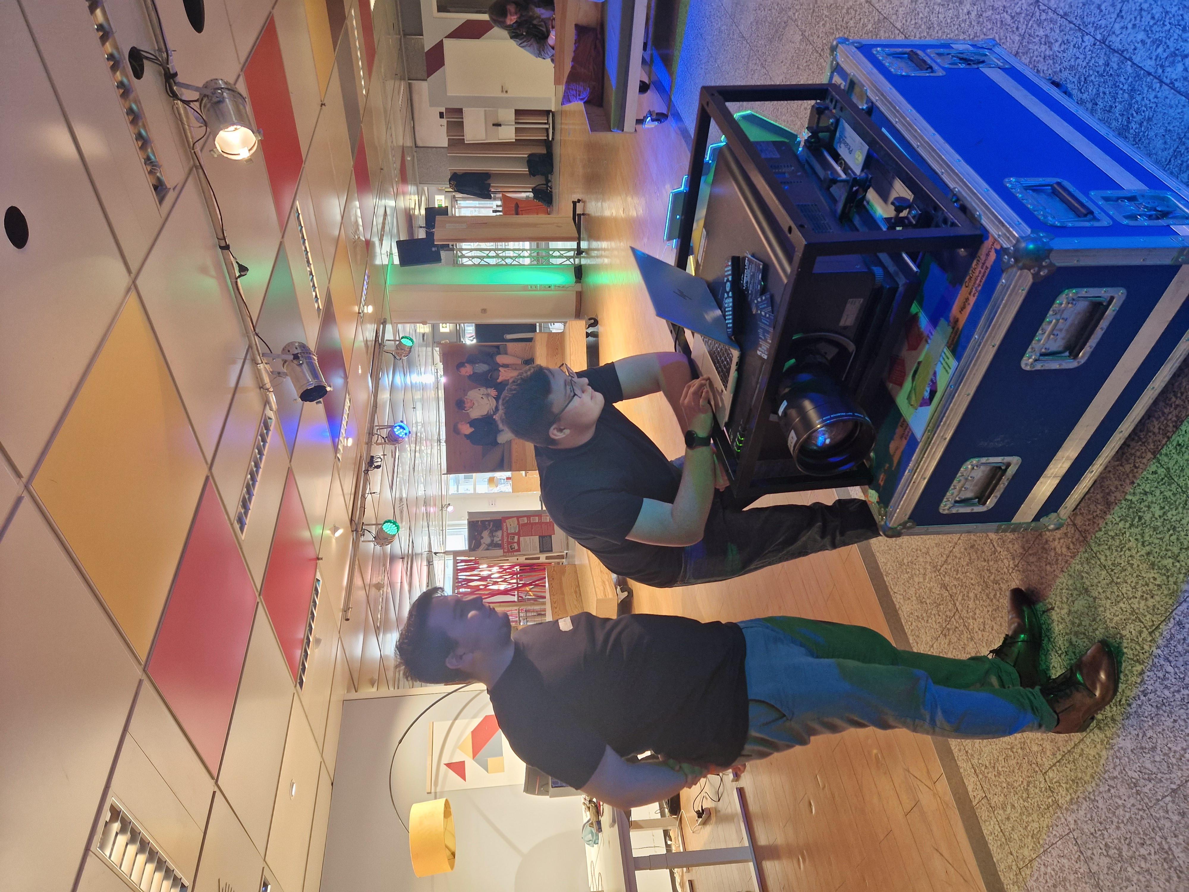 Techniker bei der Arbeit